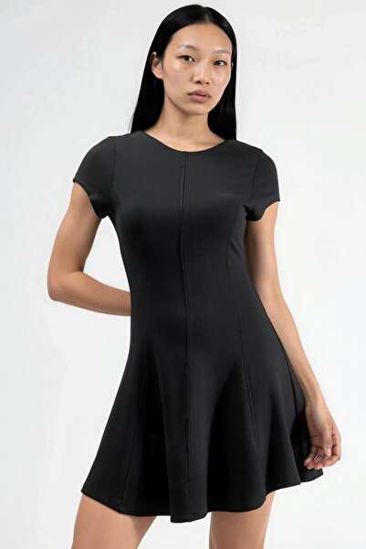 Hiccup BUSEM Κοντομάνικο Μίνι Φόρεμα σε γραμμή Α