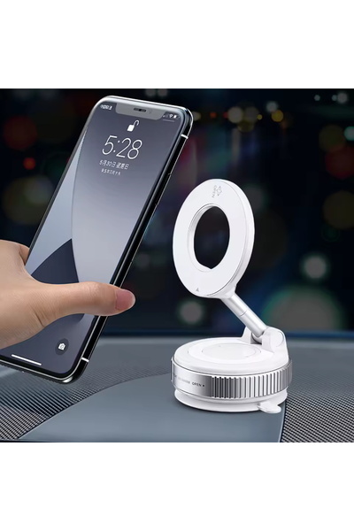 Zoli Vakumlu Manyetik Mıknatıslı Telefon Tutucu,360 Derece Dönen Araç,Masa Te...