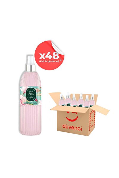 Eyüp Sabri Tuncer Manolya Çiçeği Kolonyası Silindir Pet Sprey Şişe 150 ML x 48