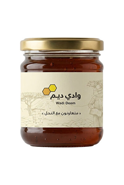 wadi deem عسل أشجار الطلح النجدي البري الخام إنتاج سعودي من مناحلنا الخاصة 250g
