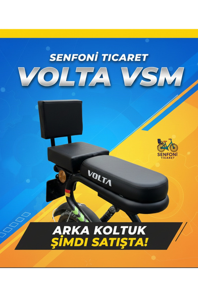 Volta Vsm Deri Arka Koltuk, Sele, Oturak, Elektrik Bisiklet