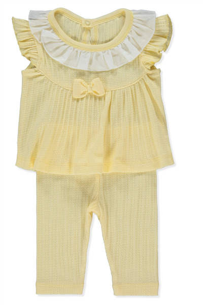 Bebetto Jakarli Süprem Pajama Set Without Booties 2-Piece (Sweet Princess) Ye...