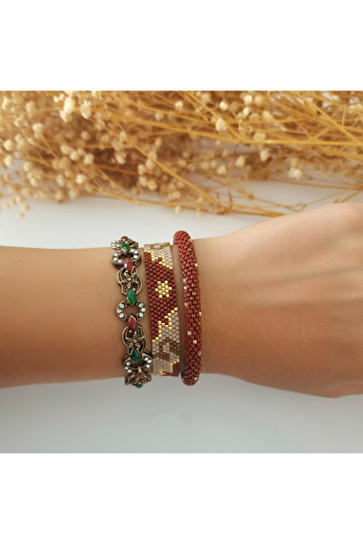 Ayza Miyuki Ikili Bohem Bileklik