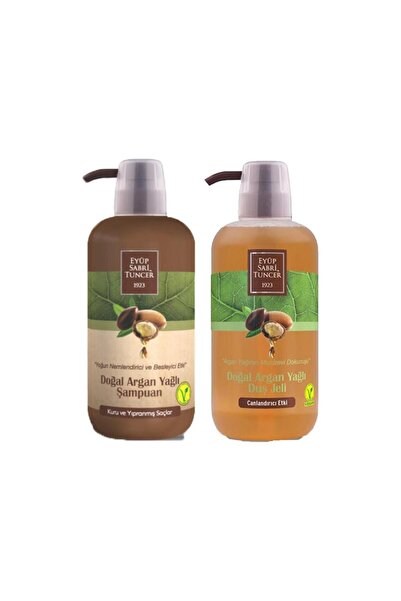 Eyüp Sabri Tuncer Doğal Argan Yağlı Şampuan ve Duş Jeli 600 ml