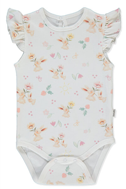 Bebetto إنترلوك قميص قصير الأكمام (ماي صن) إكرو