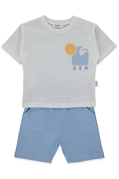 Bebetto İKİ İP ŞORT 2Lİ TAKIM (IN THE SEA) MAVİ