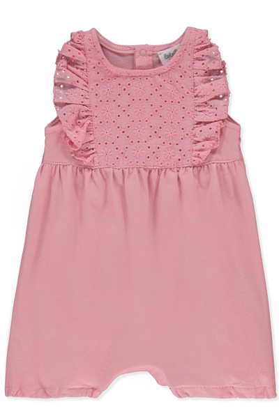 Bebetto بدلة جولف سوبريم (زهور جميلة) وردية اللون