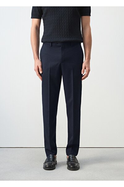 MANGO Man Turin %100 yün kumaş pantolon