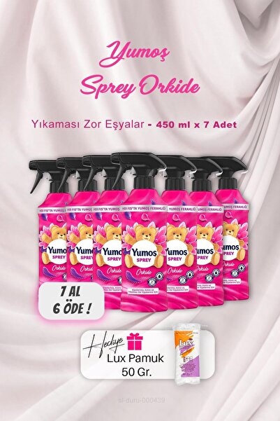 Yumoş 7 AL 6 ÖDE Sprey Orkide 450 ml ve Rosie Pamuk