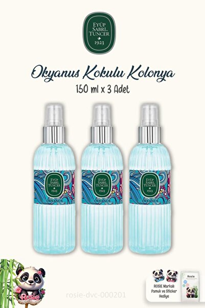 Eyüp Sabri Tuncer 3 Adet Eyüp Sabri Tuncer Okyanus Kolonyası 150 ml ve ROSIE ...