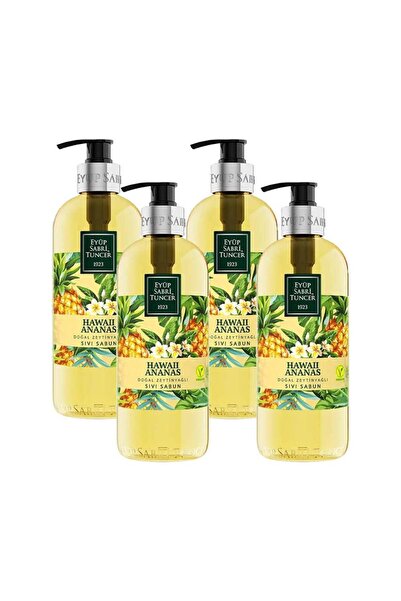 Eyüp Sabri Tuncer صابون سائل هاواي أناناس 500 مل × 4