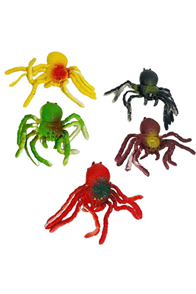 tmtoysandmore Tarantula Hayvan (1 Adet) Soft Dokulu Yumuşak Model Kahve