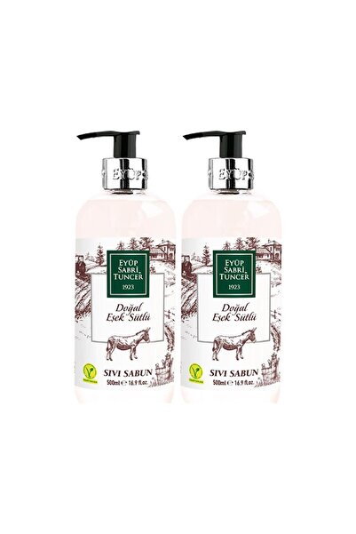 Eyüp Sabri Tuncer صابون سائل طبيعي بحليب الحمار 500 مل × 2