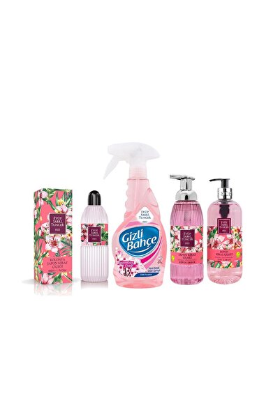 Eyüp Sabri Tuncer Japon Kiraz Çiçeği Kolonya 400 ML, Sıvı Sabun 500 ML, Köpük...