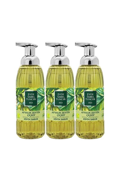 Eyüp Sabri Tuncer صابون رغوي بزهر الزيتون من أيڤاليك 500 مل × 3