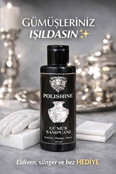POLİSHİNE Gümüş Temizleme Ve Parlatıcı Şampuan 150ml