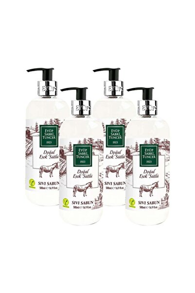 Eyüp Sabri Tuncer Natural Donkey Milk Liquid Soap 500 ml X 4