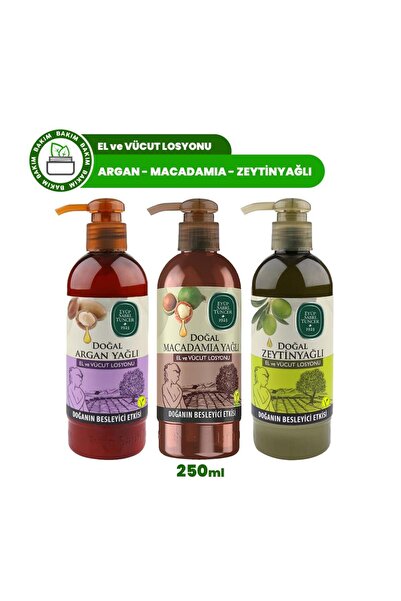 Eyüp Sabri Tuncer El ve Vücut Losyonu Macadamia, Argan ve Zeytinyağlı