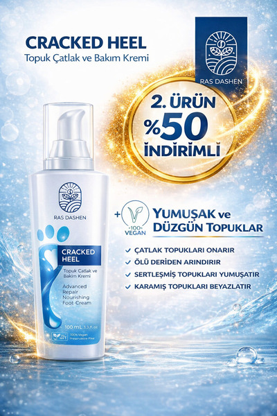 RAS DASHEN Yumuşatıcı Ayak Ve Topuk Çatlak Kremi Ayak Bakımı 100 ml