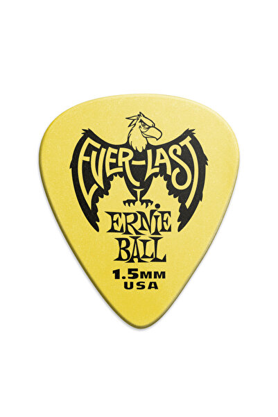 Ernie Ball P09195 Everlast Sarı 1.5 mm 12li Paket Pena