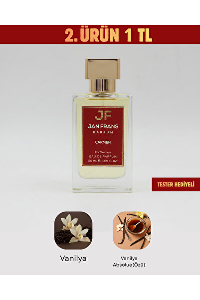 JF JAN FRANS Carmen - Vanilya Parfüm 50ml Kalıcı Edp Kadın Vanilyalı Parfüm |...