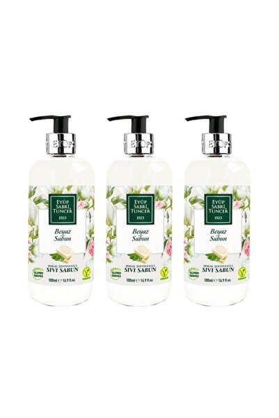 Eyüp Sabri Tuncer صابون أبيض سائل 500 مل × 3 قطع