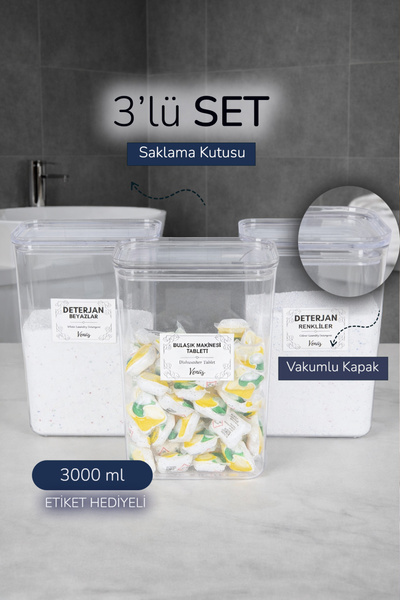 Karçiçeği Home 3'lü Ölçek Hediyeli Bulaşık Makinesi Tableti Ve Deterjan Renkl...