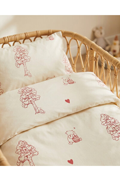 Zezig ويني - طقم غطاء لحاف للأطفال باللون الأحمر