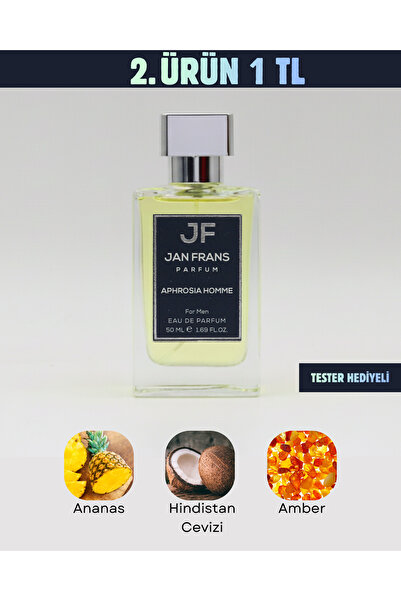 JF JAN FRANS Afrodızyak Etkili Aphrosia Homme - Coconut Ananas Vanilya Kokulu...