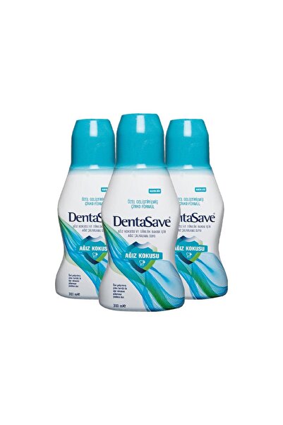 Dentasave Ağız Çalkalama Suyu Ağız Kokusu Çinko Formül 300 ml x 3