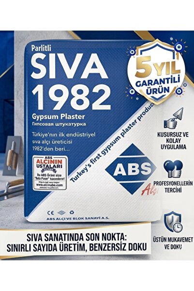 ABS Sıva Alçı Kaba Alçı 2 Kg.