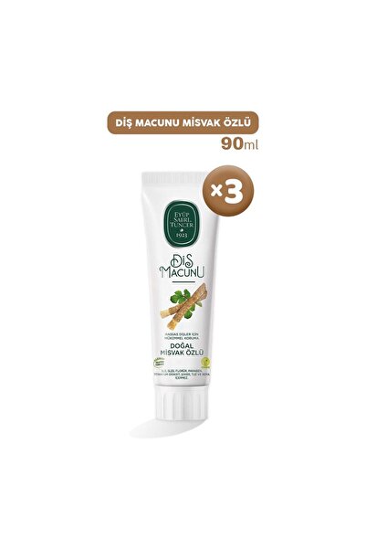 Eyüp Sabri Tuncer Diş Macunu Misvak Özlü 90 ml x 3