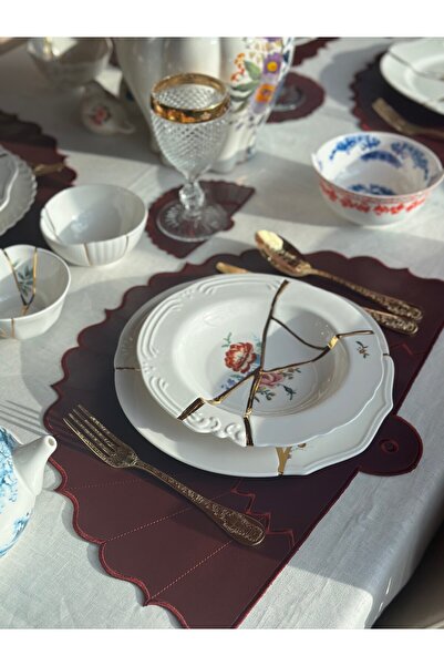 ref crea Monarch 2-Piece Leather American Service Burgundy