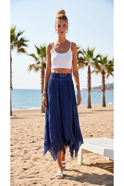 Fibula Authentic and Bohemian Standard Size Waist Elasticated %100 Cotton Asy...