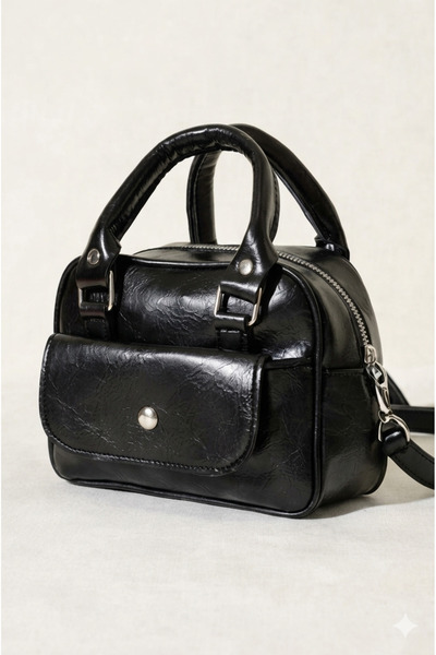 Ayhan Kundura Women's Casual Bag 2 Compartments Hand and Shoulder Bag Manuka