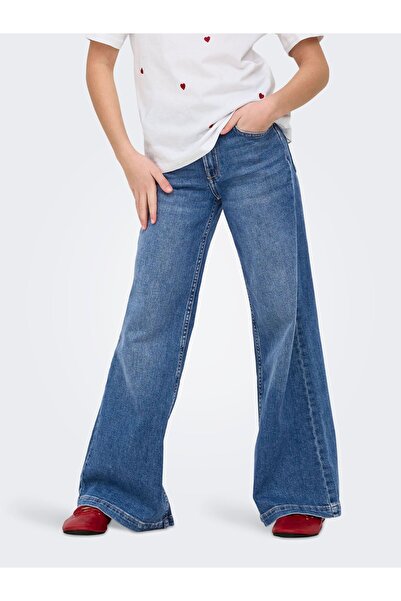 Kids Only Jeans mit weitem Bein KOGCALIFORNIA Mittlere Taille Flared Jeans