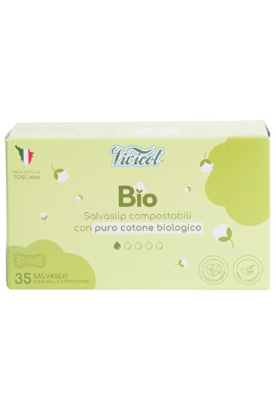 Vivicot Protej slip din bumbac bio hipoalergenic, compostabil - Normal (35 bu...