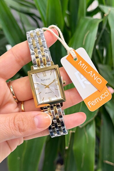 Ferrucci Orijinal Çelik Kordon Su Geçirmez 2 Yıl Garantili Kadın Kol Saati