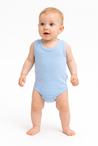 jijek baby kids Pack of 5 Baby Bodysuits with Straps, 100% Cotton, Cotton Sna...