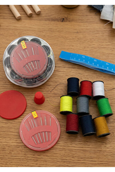 Nazarone شريط قياس صغير محمول، طقم إبرة وخيط - L100272