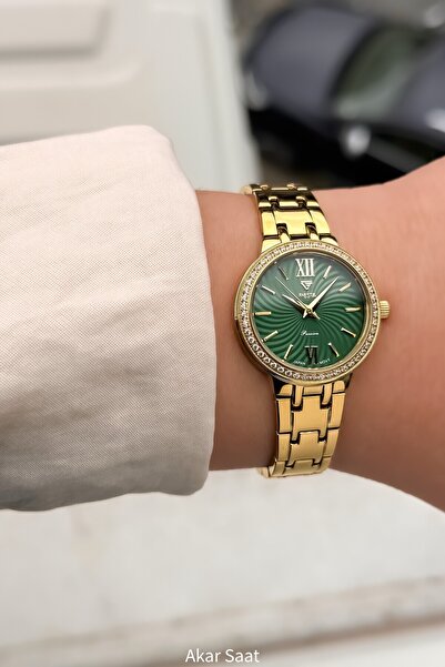 Fiesta ساعة يد نسائية F2701 بحزام فولاذي