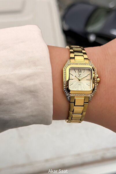 Fiesta ساعة يد نسائية F-2703 بحزام فولاذي