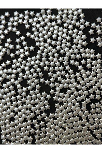 200 Pcs 6mm White Pearl Star Acrylic Beads – Plastic Jewelry & Bracelet Accessory