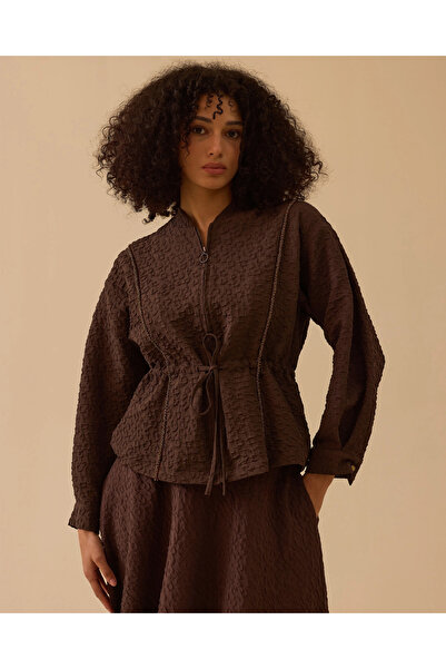 SCL cu model Jachetă Gofre cu fermoar