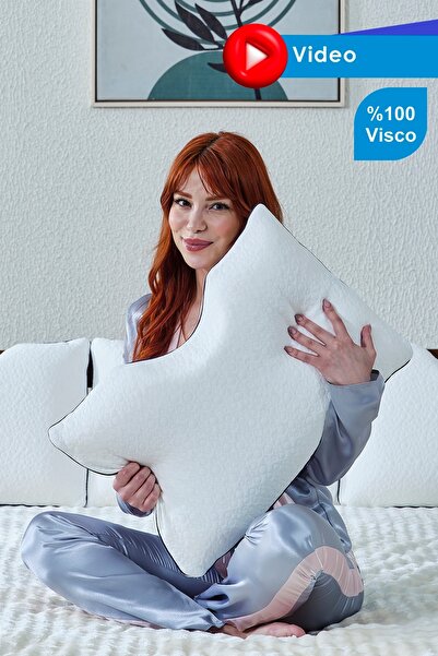 Bera Yatak Shoulder Yan Yatanlar İçin Omuz Boşluklu Visco Yastık Horlama Yast...