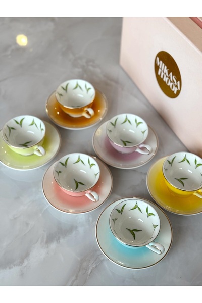 Mikasa Moor Soft Line 6lı Kahve Fincanı Seti 90cc