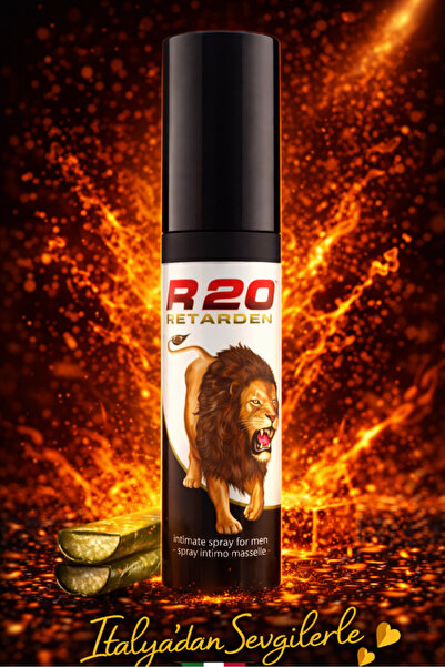 R20 20 Ml Erkekler İçin Geliştirilmiş Spreyim Ekstra Etkili Premium İtalyan Kalitesi
