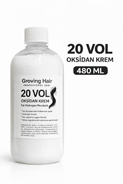 GROVİNG HAİR 20 Vol %6 Oksidan Krem Artego L'oreal Palette Wella maxx deluxe ...