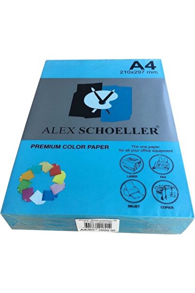 Alex Schoeller 620 ورق تصوير A4 500 ورقة باللون الفيروزي