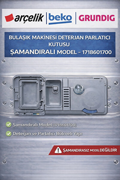 Arçelik Oem - Çamaşır Makinesi Deterjan Kutusu - 1718600200